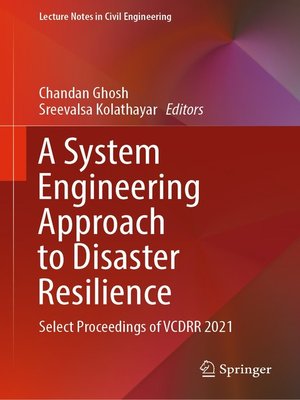 cover image of A System Engineering Approach to Disaster Resilience